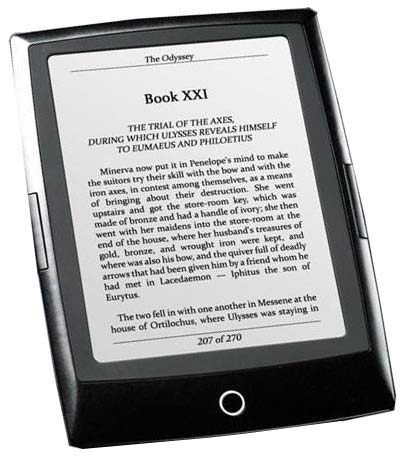 Bookeen Cybook Odyssey - новая читалка электронных книг